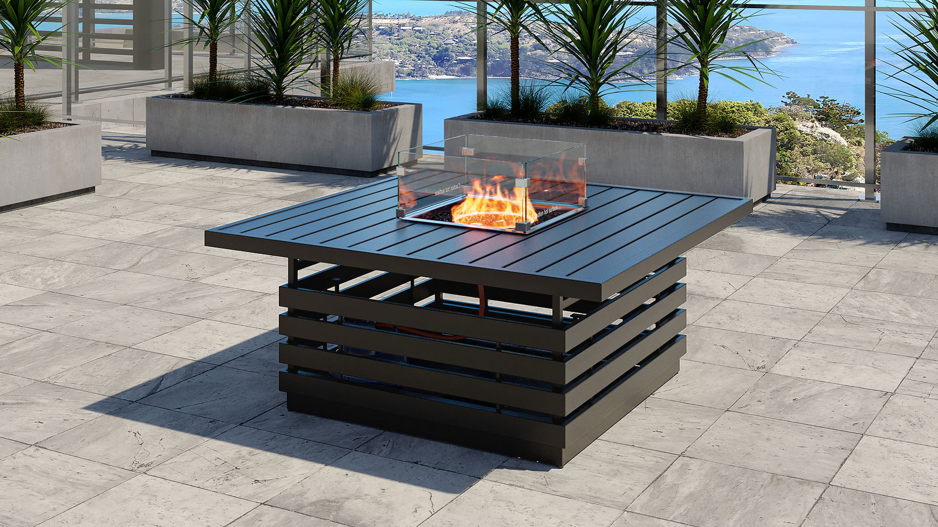 RN-1 M with firepit - 37 mbar