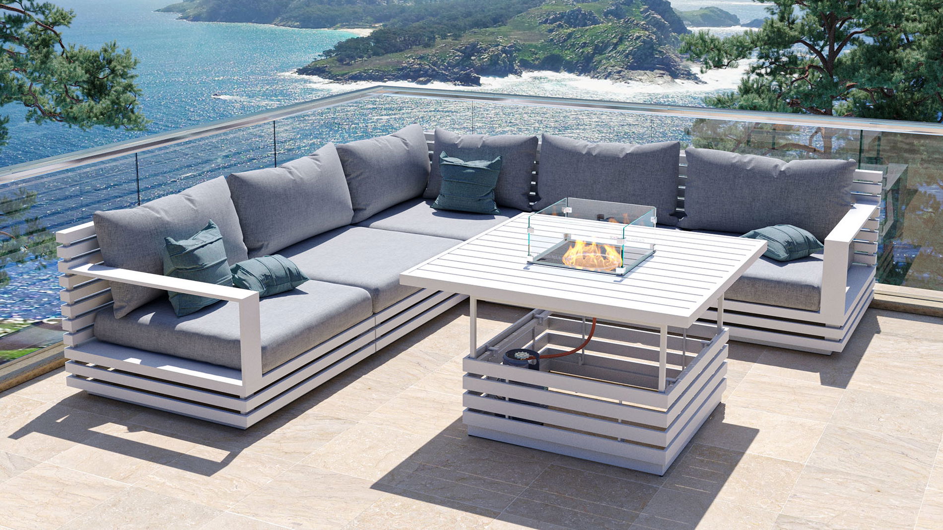 RN-1 M with firepit - 37 mbar