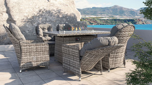 Velia Relax L with Firepit 37mbar