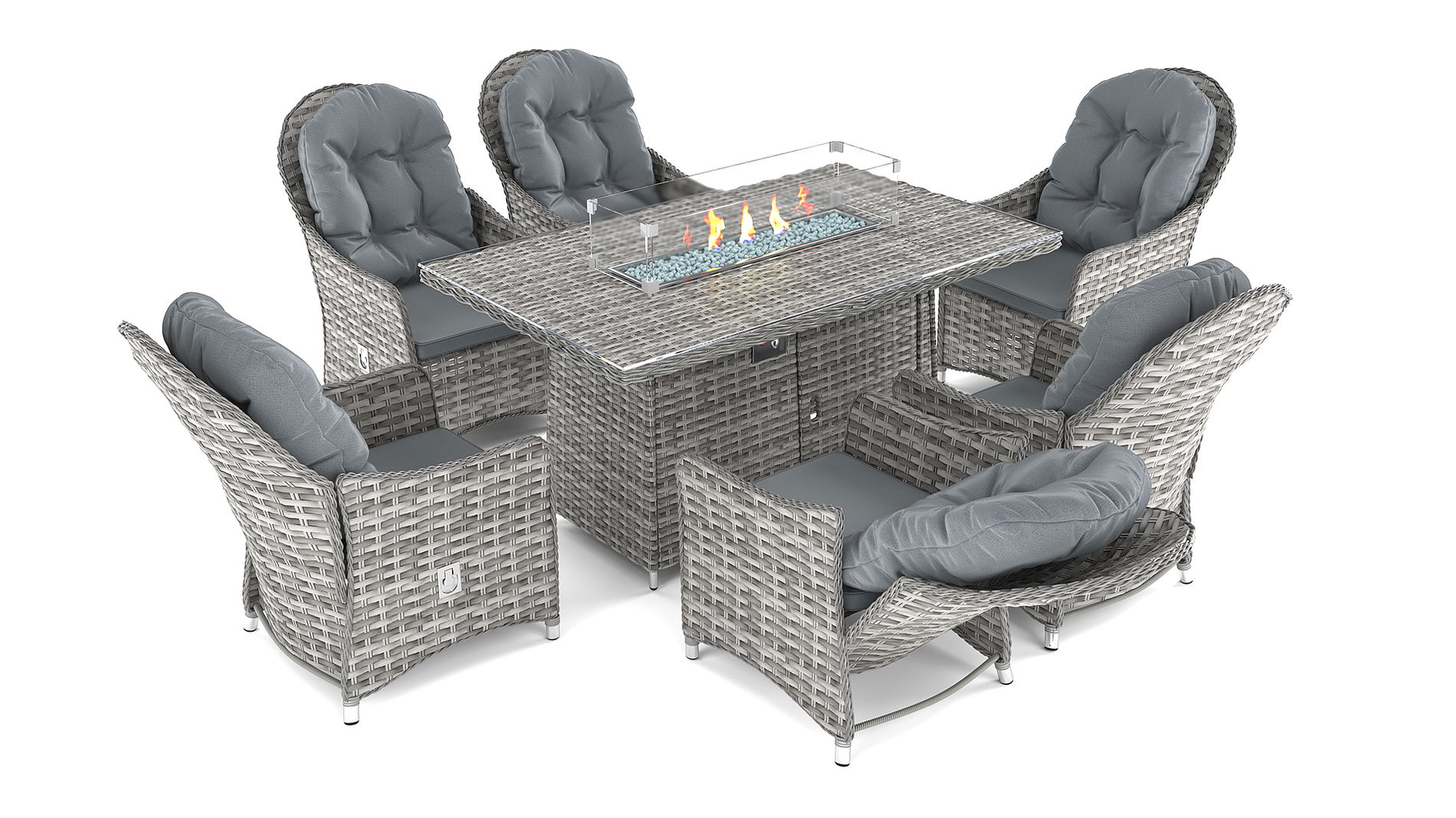 Velia Relax L with Firepit 37mbar
