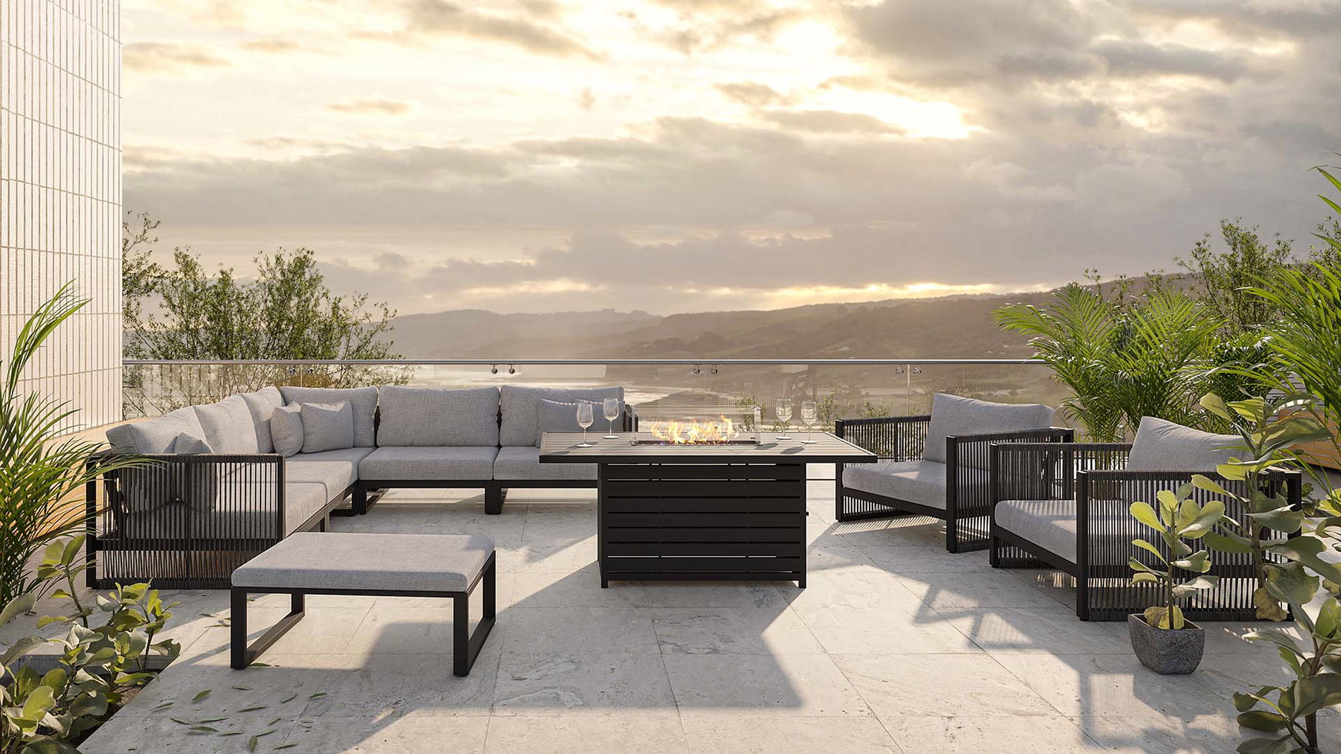 Matteo Rope XL with Firepit