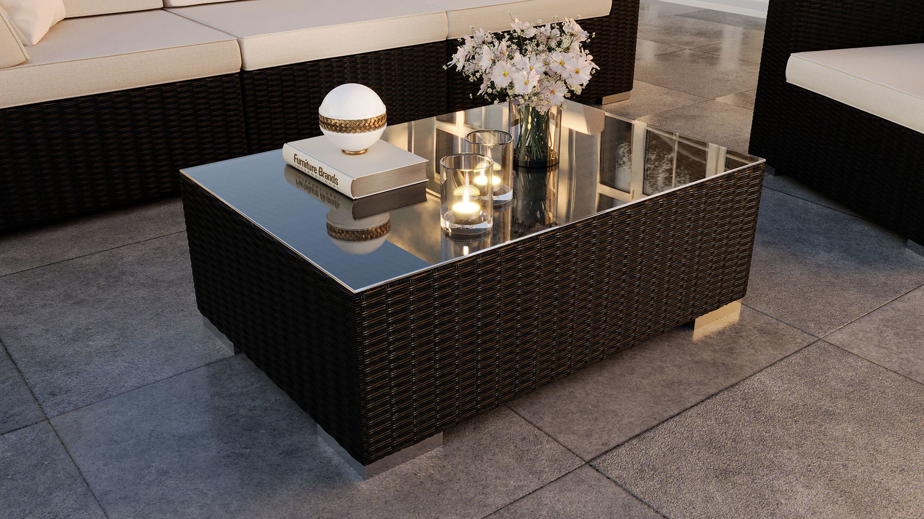 Epona / Athena E (1x coffee table) ebony