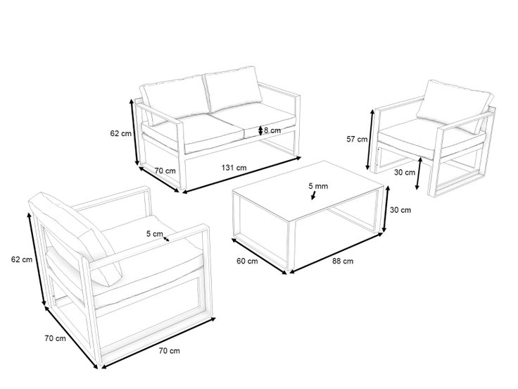 Product dimensions - Nemo
