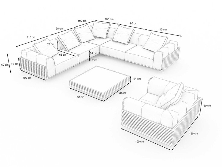 Product dimensions - XXO L
