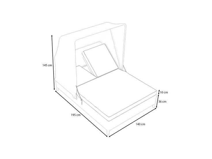 Product dimensions - Noralda