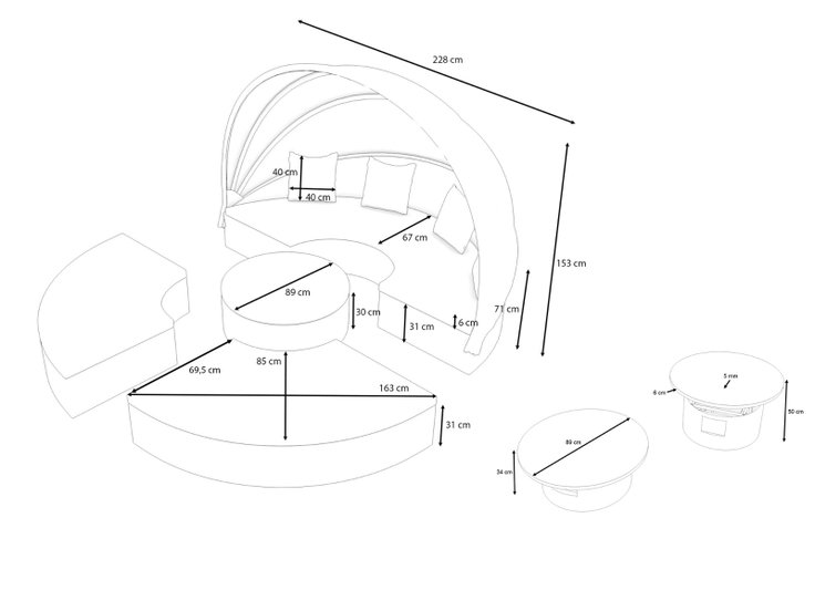 Product dimensions - Hummel Plus