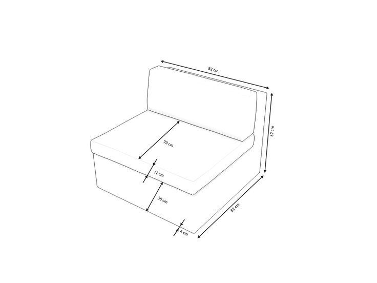 Product dimensions - Larentia E (1x middle)