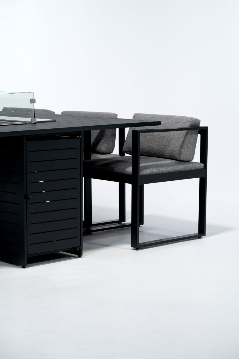 Ricardo with Firepit (Anthracite aluminium)