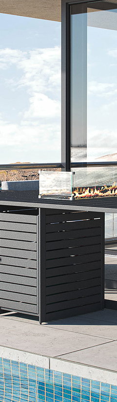 Ricardo with Firepit (Anthracite aluminium)