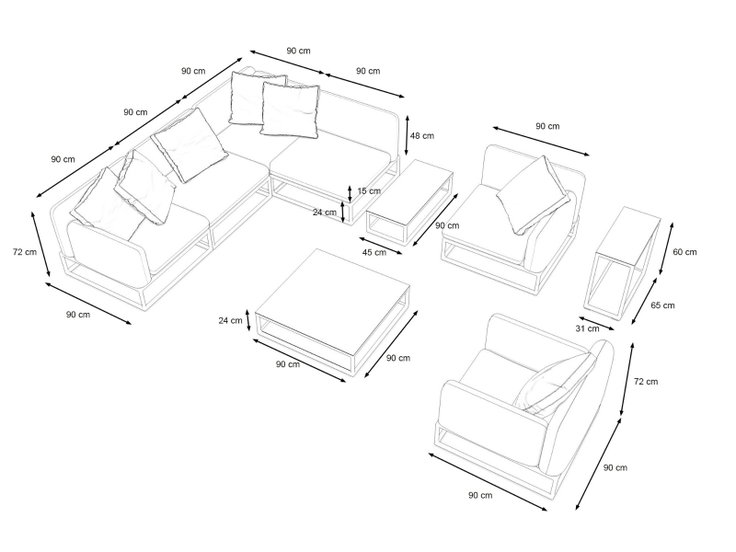 Product dimensions - Soyo L